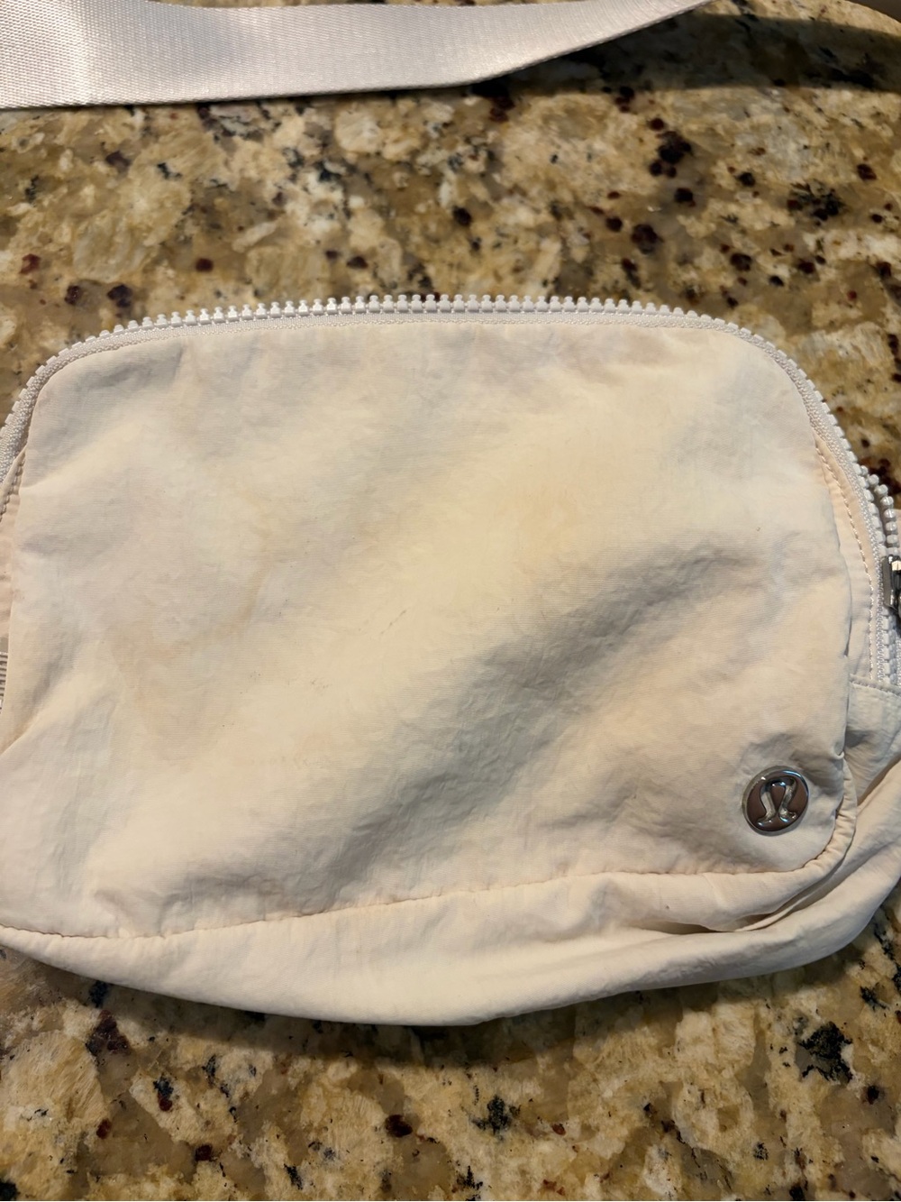 lululemon Cream Belt Bag